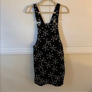 Black Midcentury print / Sputnik print jumper